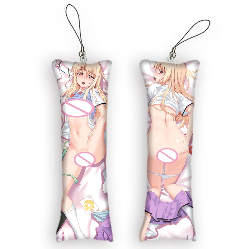 Брелок для ключей с изображением девушки сакурасоу Шиина маширо аниме кулон брелок аксессуары мини дакимакура Маленькая подушка сумка брелок