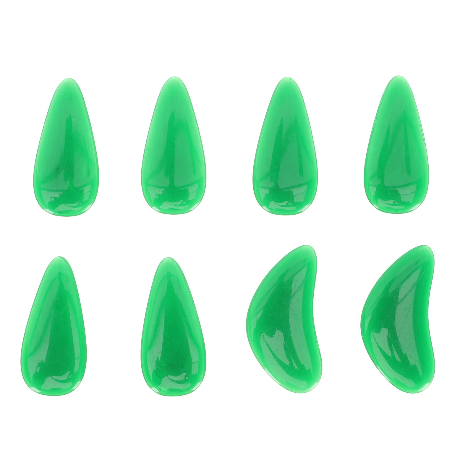 

8 Pcs Music Instruments For Adultss Punch Punch Practice Fake Thumb Picks Guitar Finger Protectors Kid Accessories Tortoiseshell