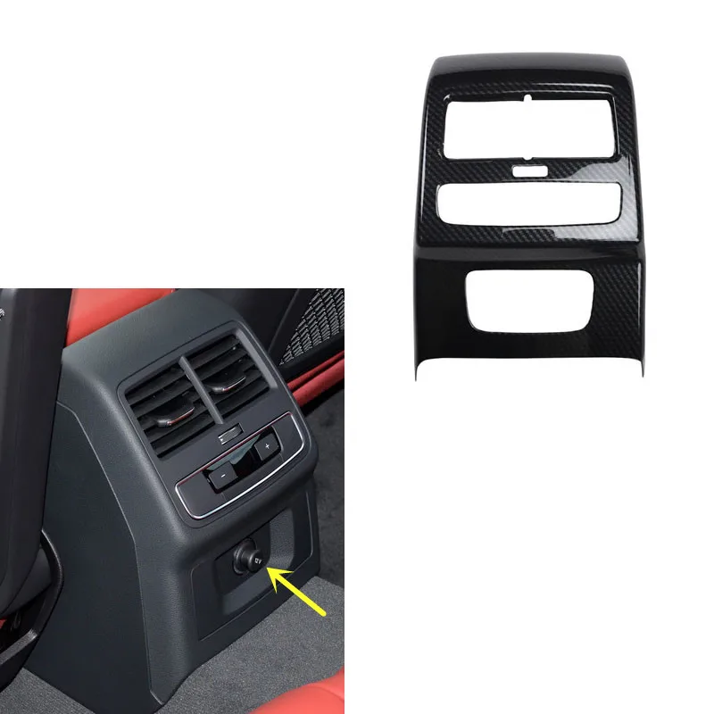 

Для Audi S4 2016 17 18 19 20 21 22 23 24 с правым рулем, пластиковые украшения из углеродного волокна, аксессуары для интерьера, наклейки