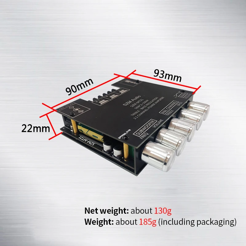Лидер продаж MT21 TPA3116 2 1 каналов Bluetooth 5 0 Плата усилителя сабвуфера 50 Вт x2 + 100 мощный