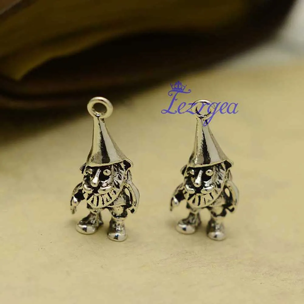 15 шт./партия, подвески в виде гнома, 22 х11 мм