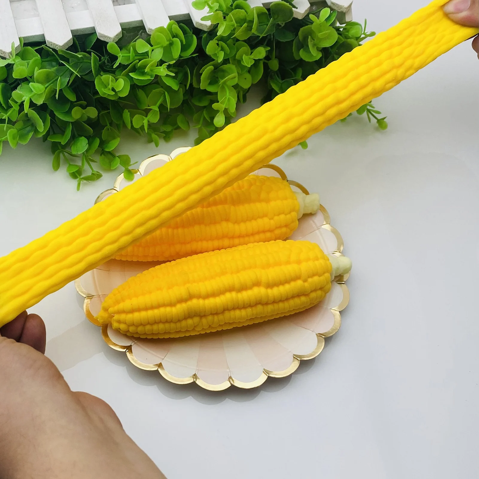 

Эластичная имитация кукурузы сжимаемая медленно восстанавливающая форму игрушка Mochi лечебная забавная антистрессовая игрушка для детей и ...