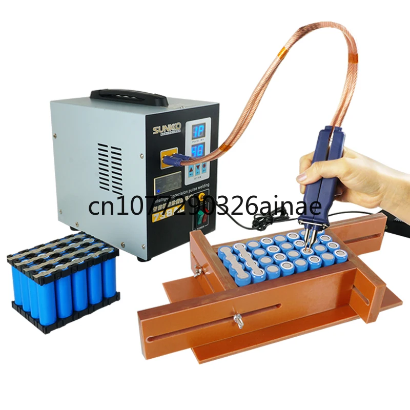 Аккумуляторный точечный сварочный аппарат 738al с телескопической ручкой высокая