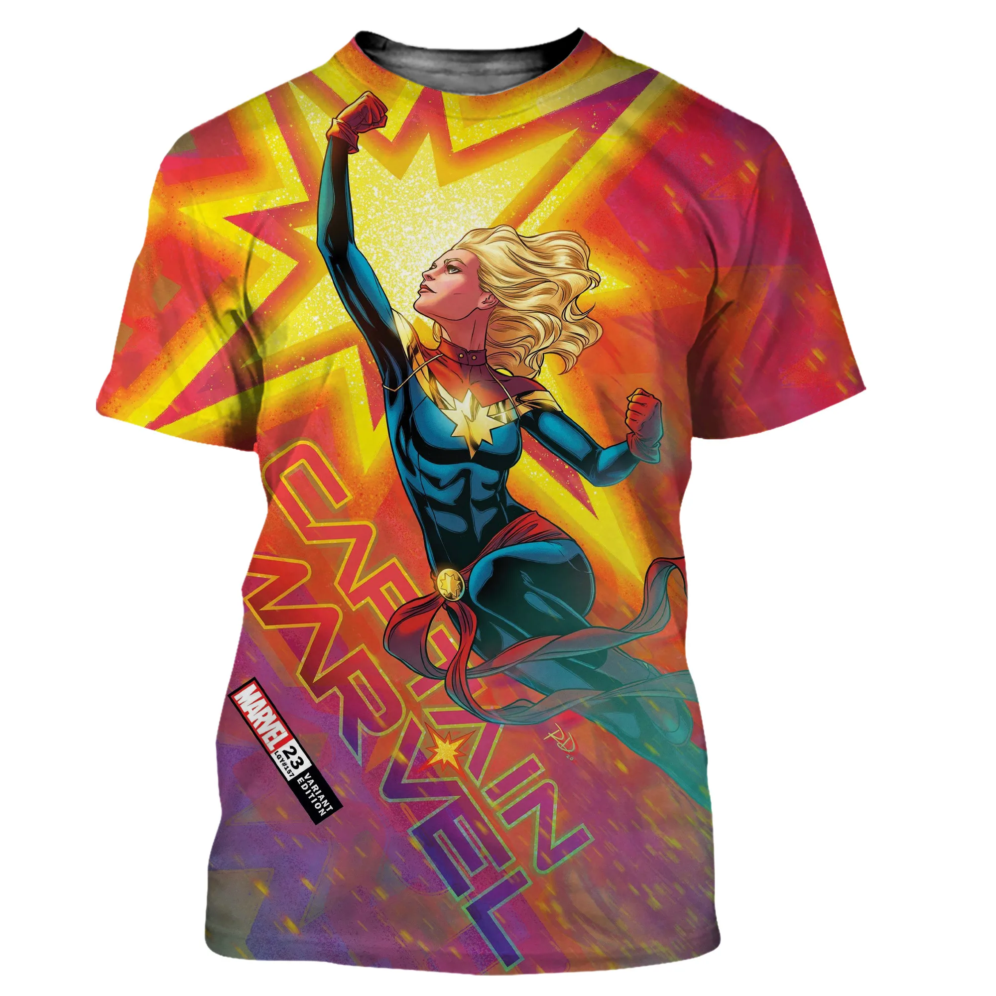 

Футболка женская/мужская с коротким рукавом и 3D-принтом