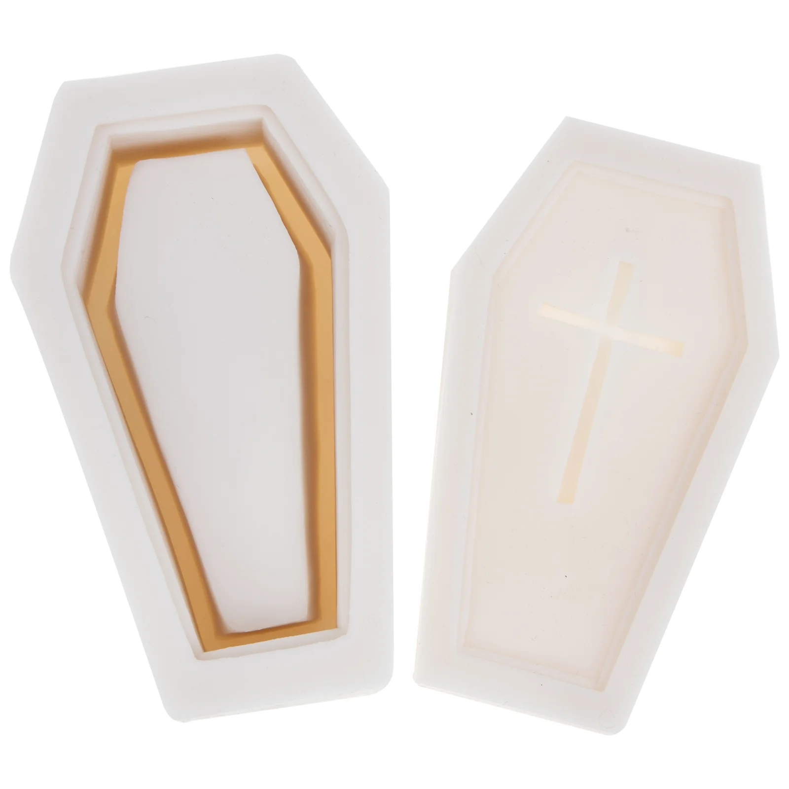 

1 Set Silicone Molds Scented Candle Mold Coffin Shaped Mold Soap Mold
