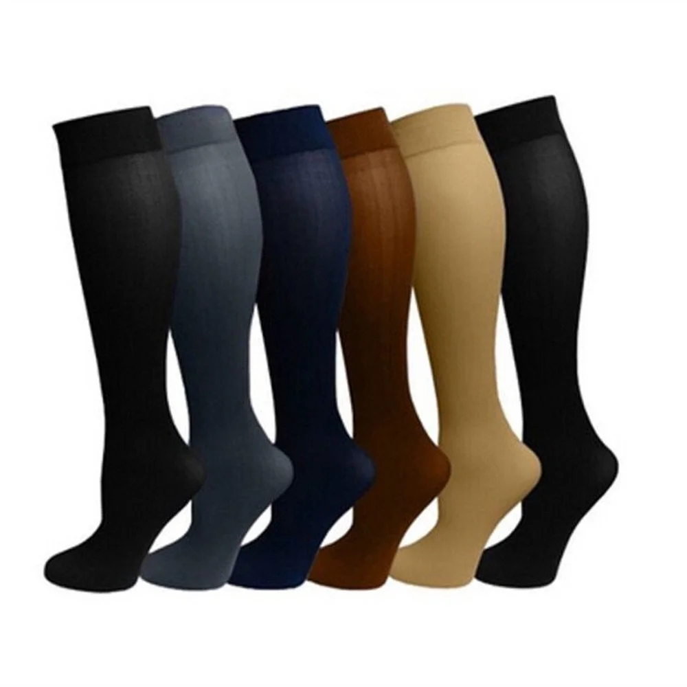 

New Unisex Socks Compression Stockings Pressure Varicose Vein Stocking knee high Leg Support Stretch Pressure Circulation cool