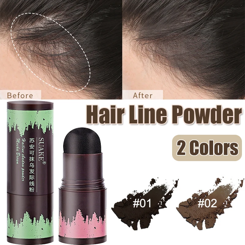 

Waterproof Hairline Powder Hair Roots Fill Coverage Concealer Sticks Sweatproof Long Lasting Hair Instant Fluffy Plump Cosmetics