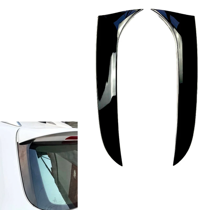 

Gloss Black Car Rear Window Side Spoiler ABS Spoilers Splitter For Volkswagen VW Travel Version Passat B6 Wagon Auto Accessories