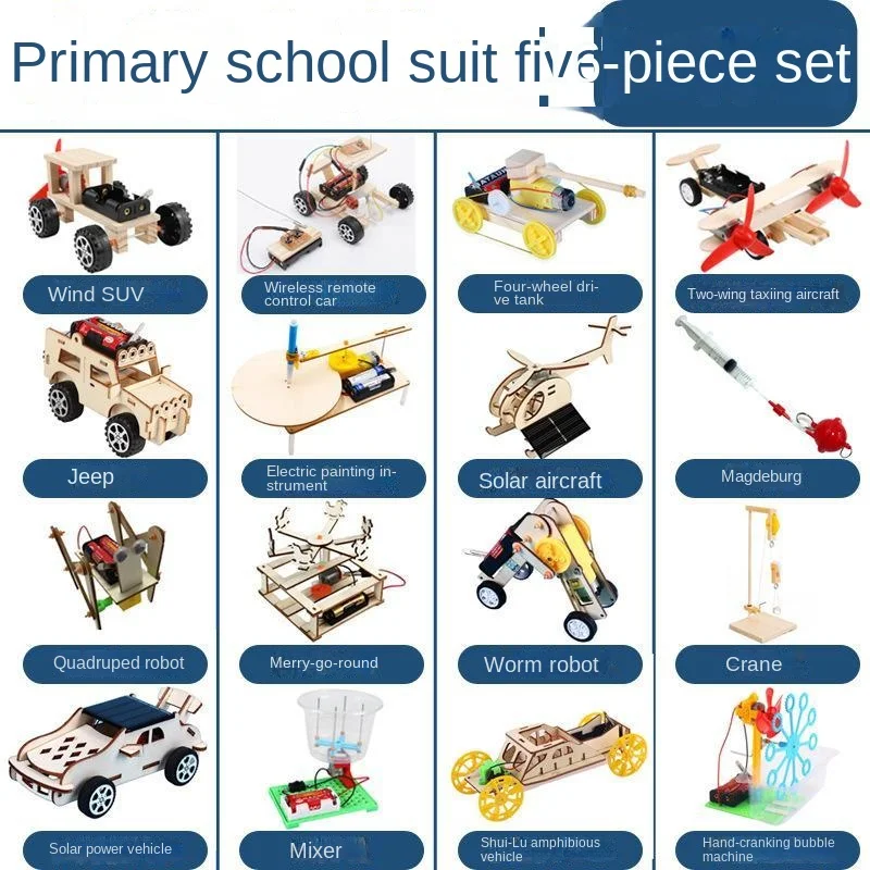 

School Students Science and Technology Production Set Children's Creative Diy Science Experiment Physics Toys Handmade Materials