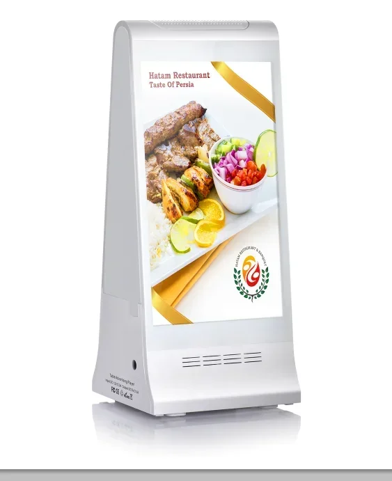 Фото Новый цифровой рекламный дисплей FYD-868 Plus X с Wi-Fi и Android LCD, рекламный плеер и система вызова для отелей/кафе/ресторанов №5