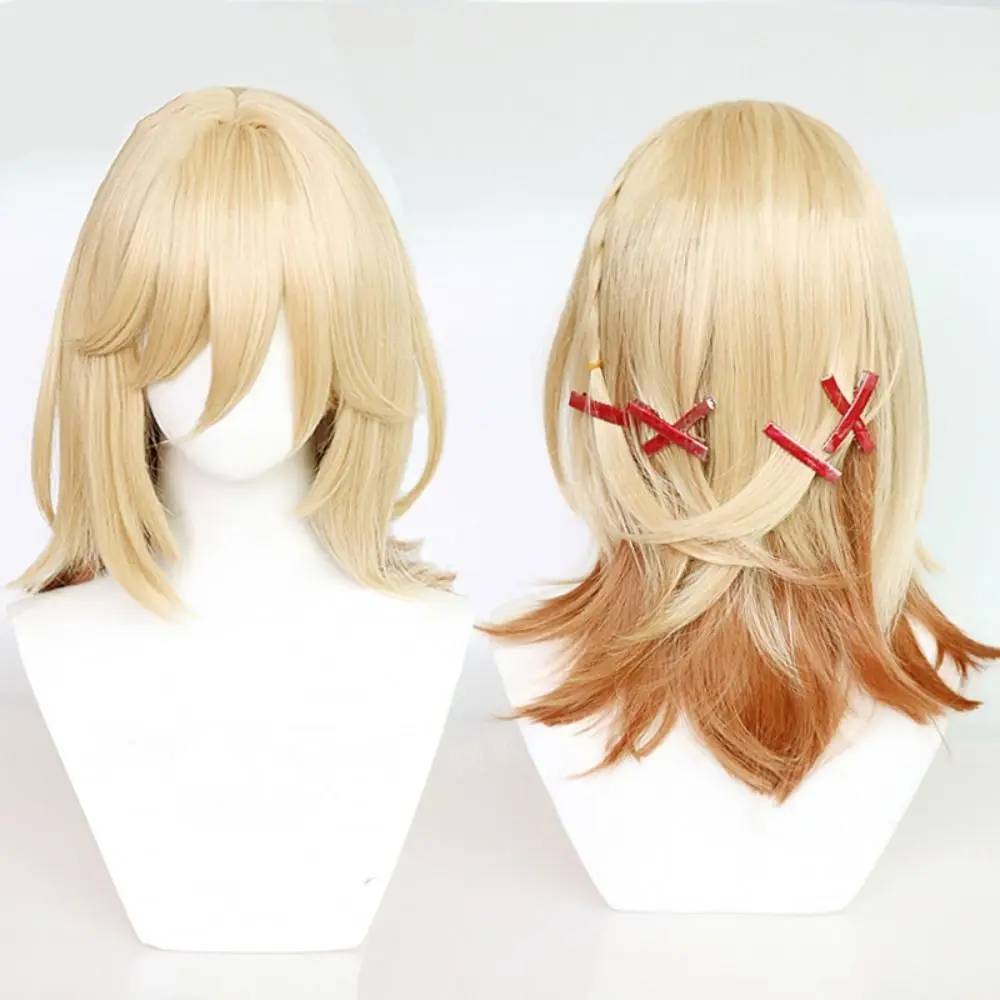 

Game Genshin Impact Cos Hair Wigs Hairpins High Quality for Halloween