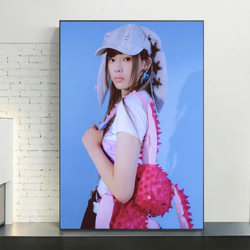 N-Newjeans Постер В Корейском Стиле Idol Girl Печать На Холсте Настенное Искусство