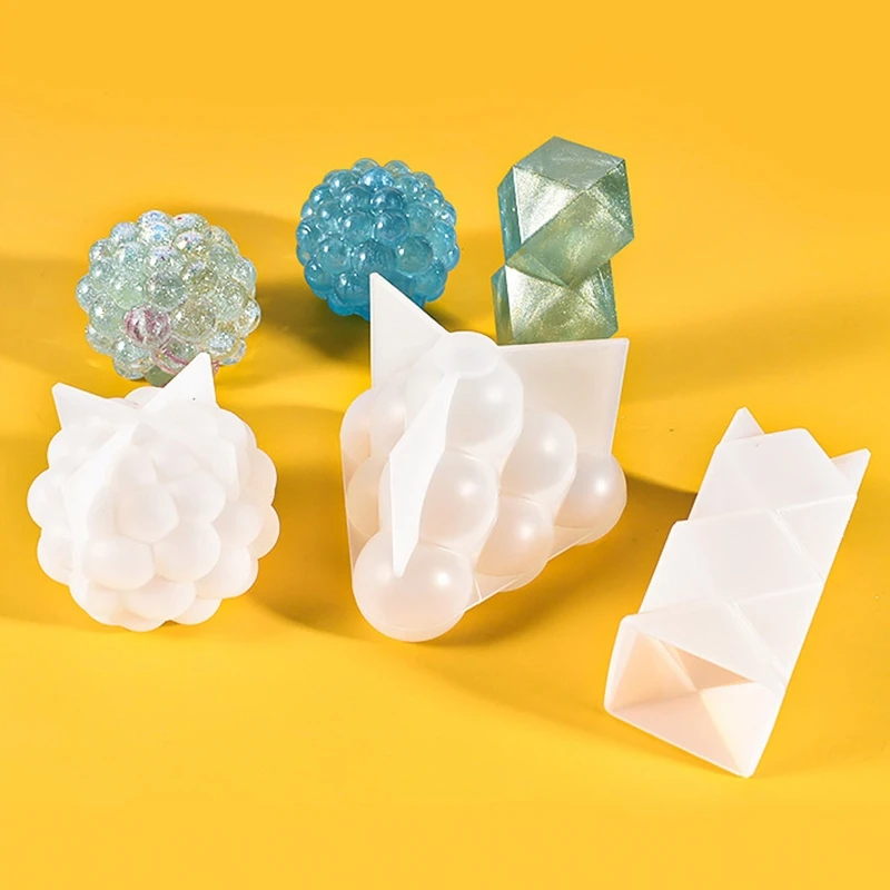 

Силиконовые 3D формы в виде свечи неправильной формы, искусственная форма для украшения стола, инструмент для изготовления пластыря, легко ч...
