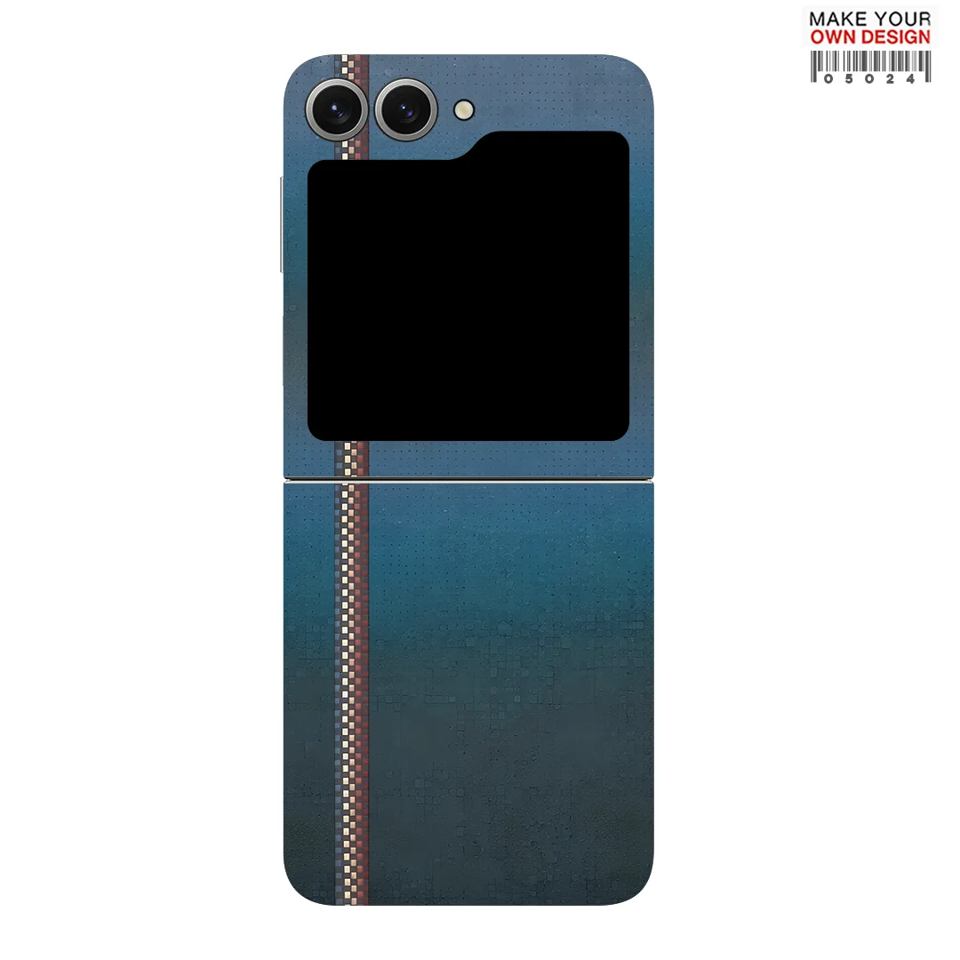 HM Colorful Sticker for Samsung Galaxy Z Flip6 5 4 3 5G Back Screen Protector Hing Skin Protective Film