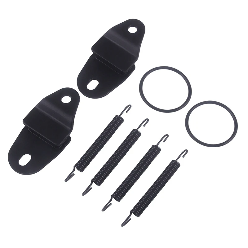 

Motorcycle Exhaust Pipe Hanger Stay Mount with Exhaust Springs and O-Ring Kit for Yamaha Banshee 350 YFZ350 1987-2006