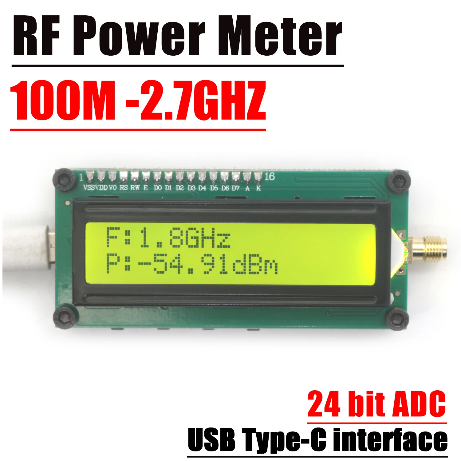 

DykbRadio ARW227 высокоточный измеритель мощности USB Type-C