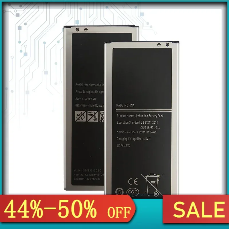 Аккумулятор для Samsung Galaxy J5 2016 EB-BJ510CBE SM-J510 J5109 J5108 J510 J510FN J510F J510G 3100 мАч