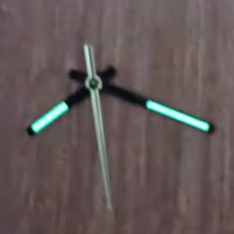 Silver Gold 8215 Watch Hands Green Luminous Fits Miyota 8205 8215 Movement Mingzhu DG 2813 Movement Men Watch Replace Pointer