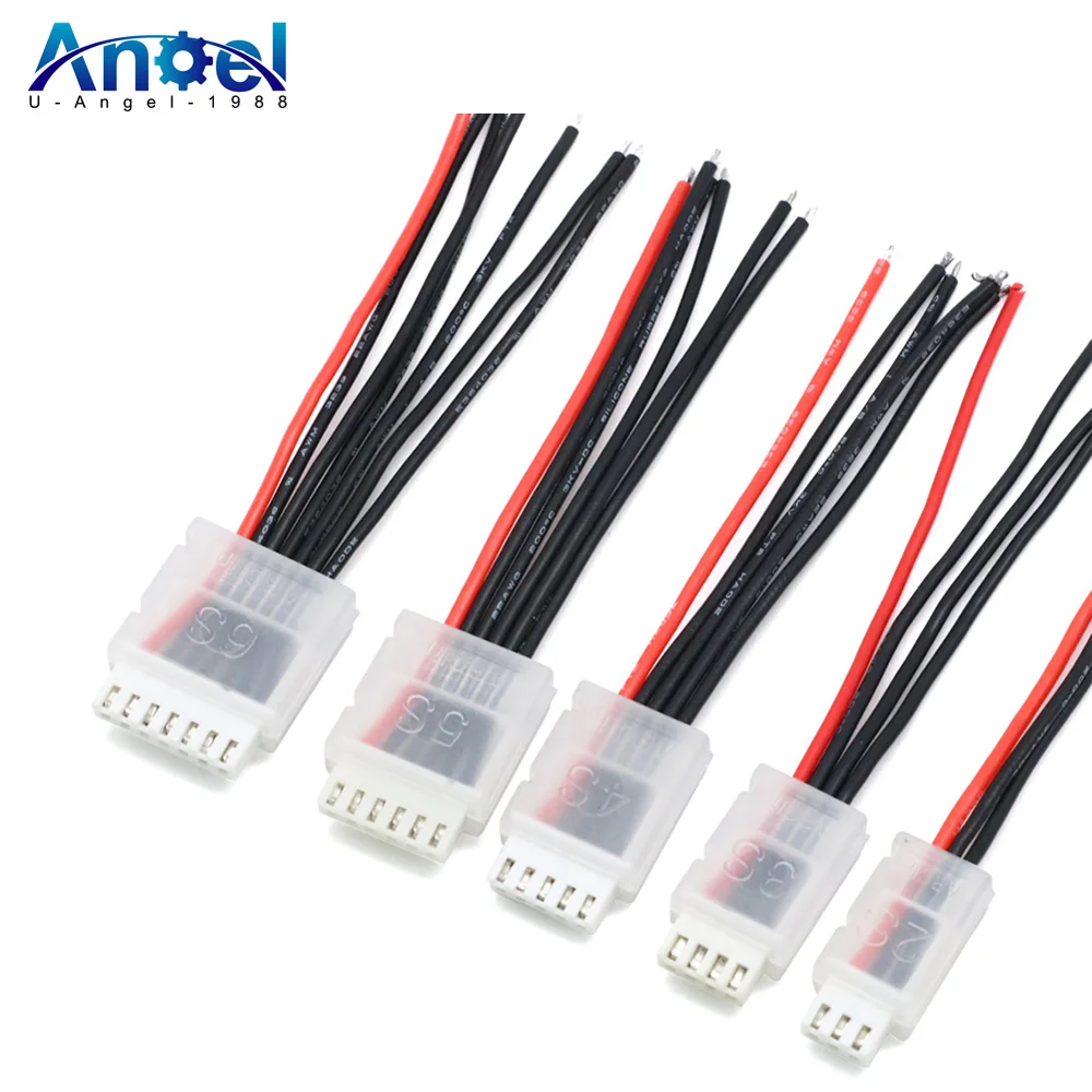 

100pcs/lot 2S 3S 4S 5S 6S AB Clip JST-XH Balanced Head Protection Balance Plug For RC Lipo Car Truck Airplane Drone Toys