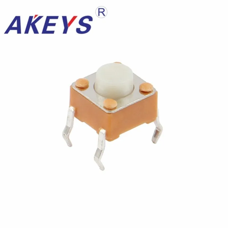 10 шт. TS-D001 6*6 многоцветный световой сенсорный переключатель мгновенный