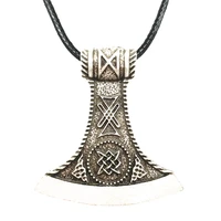 slavic perun axe star of russia svarog symbol viking warrior axe protection amulet necklace men pagan jewelry