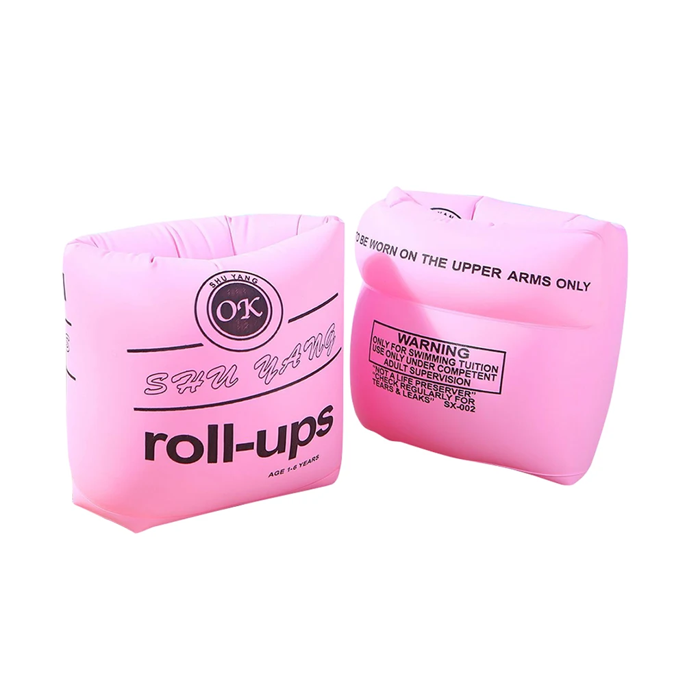 

1 Pair Lightweight Inflatable Swimming Arm Float Rings Children Adult Buoys Float Circle Sleeves Pool ArmBands for Swim Trainers