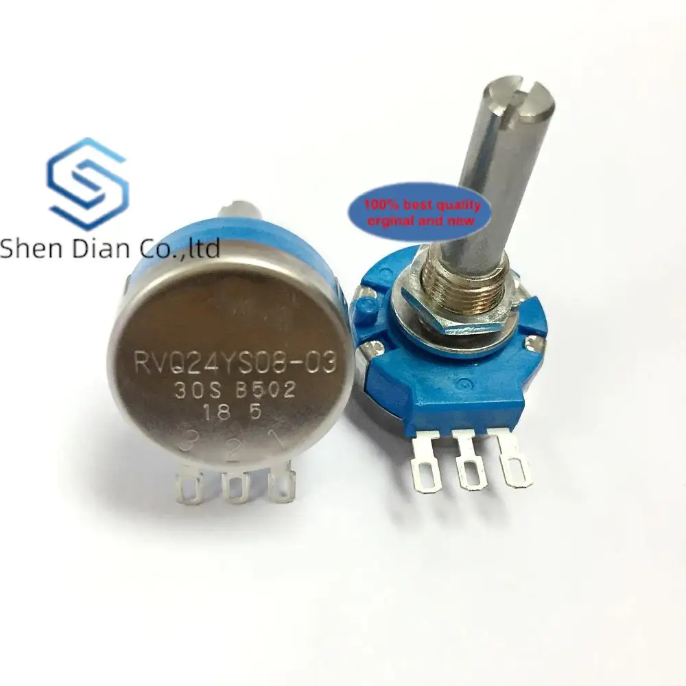 Оригинальный Новый потенциометр с длинным сроком службы 1 шт. Φ 30S B502 5k OHM 45 градусов