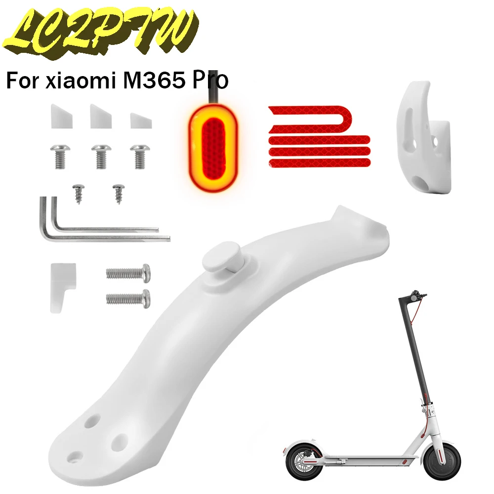 

Прочный брызговик для скутера Xiaomi Mijia M365 Pro, брызговик для электрического скутера с кронштейном, задний фонарь, Пылезащитная заглушка