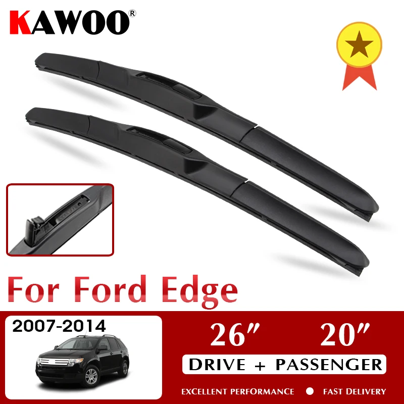 KAWOO Wiper Front Car Wiper Blades For Ford Edge 2007-2014 Windshield Windscreen Front Window Accessories 26