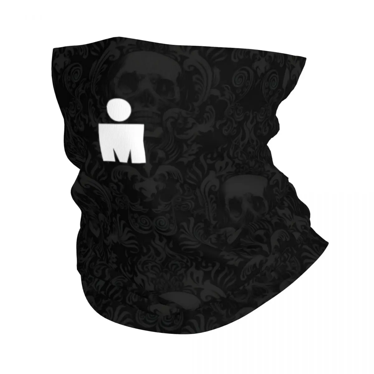 Белая большая бандана накидка на шею для мотоциклетного клуба популярный