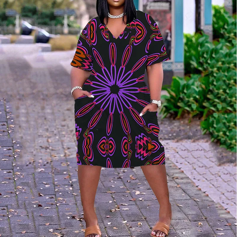 

Топы, стильная женская летняя одежда, винтажная Женская одежда, модная богемная африканская Корейская версия одежды, Пляжная мультяшная од...