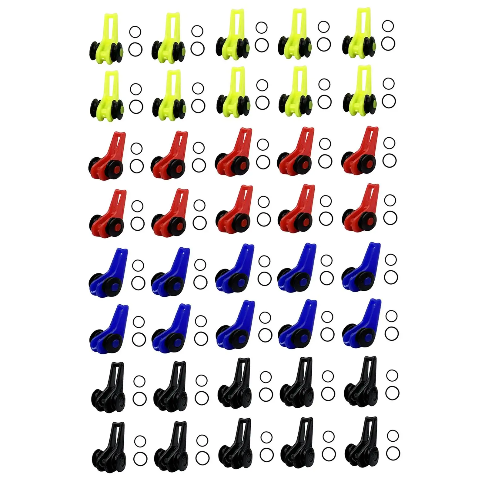 

40 Pieces Fishing Hooks Keeper Fishing Accessories Tools Hook Keeper for Lures Fishing Tools for Worm Hooks Portable Hook Keeper