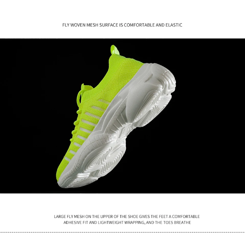 Loekeah Breathable Women Walking Shoes Fashion Comfortable Outdoor Sports Shoes Lightweight Ladies Thick Bottom Casual Footwear