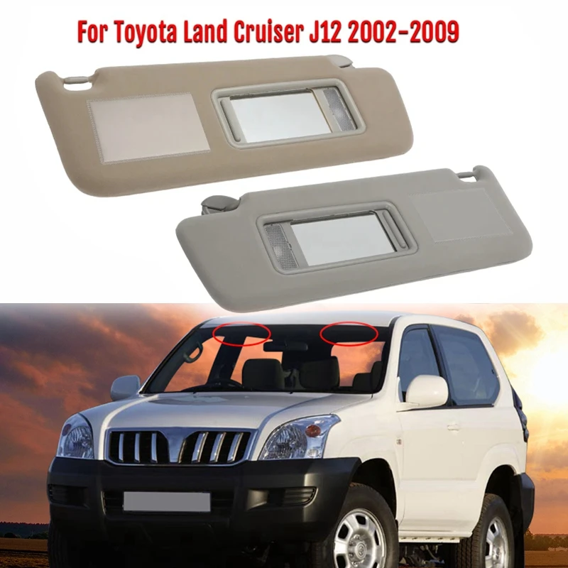 Для Toyota Land Cruiser J12 2002 2003-2009 Prado LC120 солнцезащитный козырек со стороны пассажира