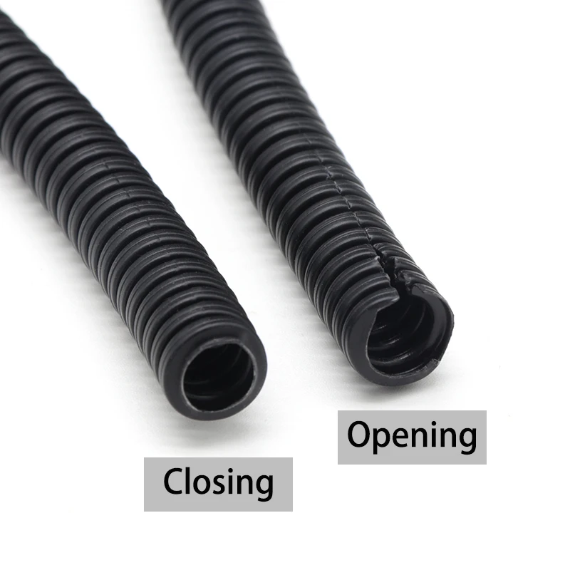 1/5/10M PP Insulated Corrugated Pipe Plastic Hose Wire Threading Protective Sleeve 7.5mm-34.5mm |