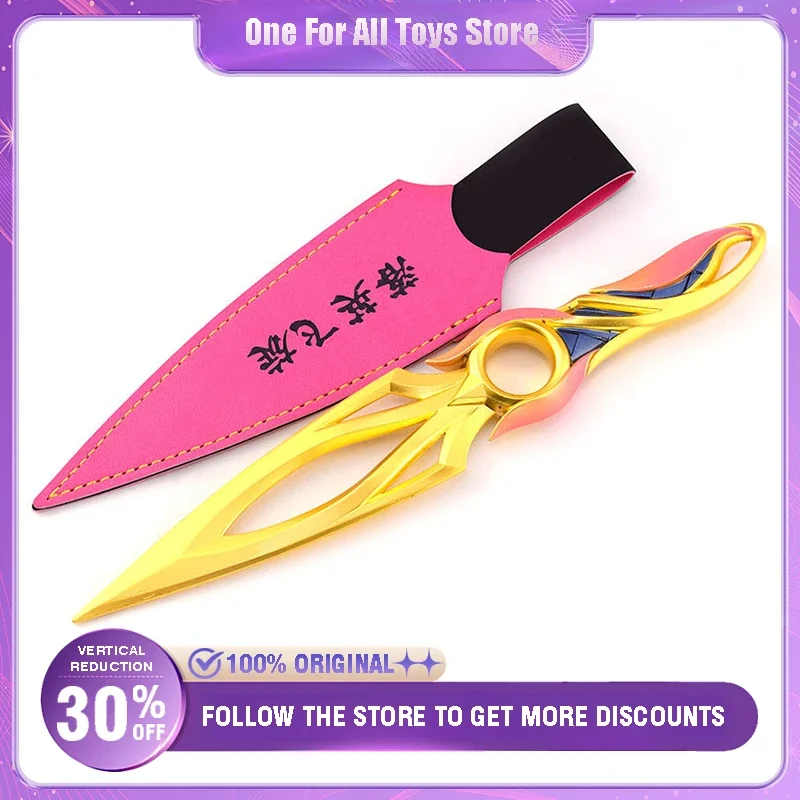 21 см доблестная модель игрового оружия Mystbloom Kunai ninja Melee металлический самурайский