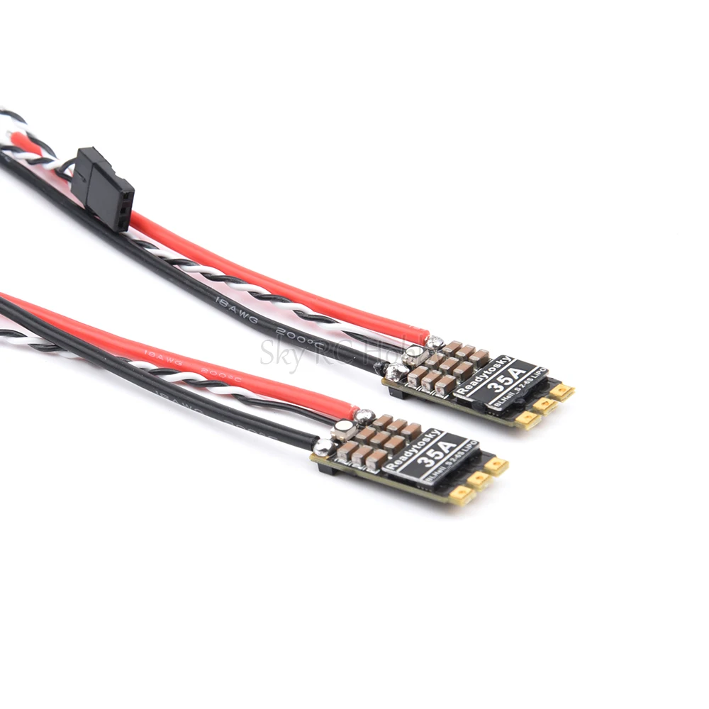 Фото 1/2/4 шт. 35A 45A blheli _ S BLS 2-6S Lipo ESC встроенный Программируемый RGB LED D-Shot 150/300/600 ONESHOT125 для квадрокоптера RC FPV №5
