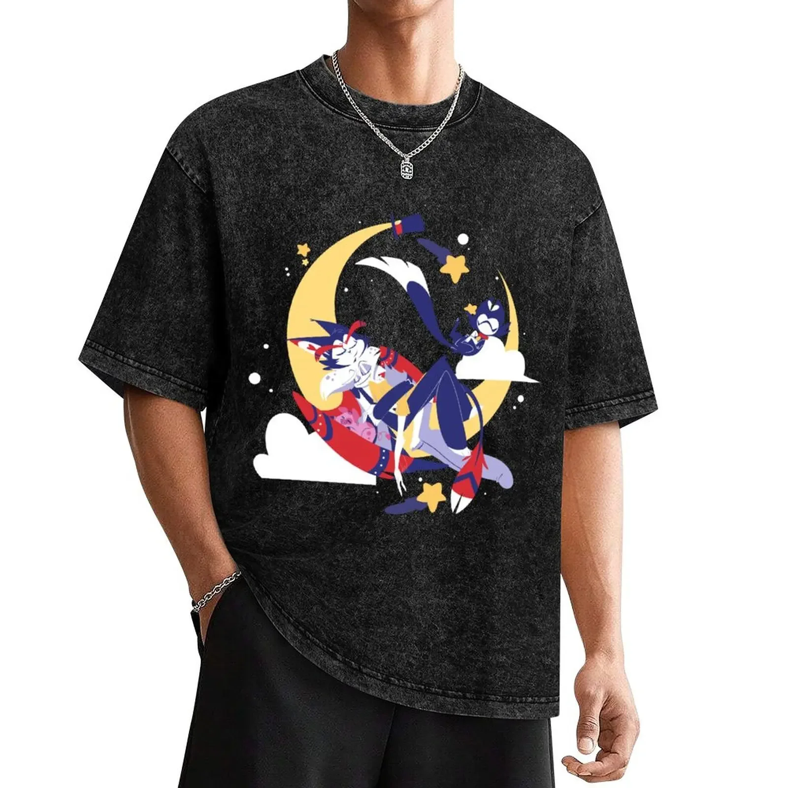 HuskerDust Moonlight Slumber (Одобрено SeelApproved) футболка футболки винтажная аниме рубашка