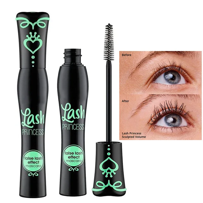 

Lash Princess False Lash Effect Mascara 4D Silk Fiber Waterproof Mascara Extra Valume Curling Lengthening Eyelash Eye Makeup