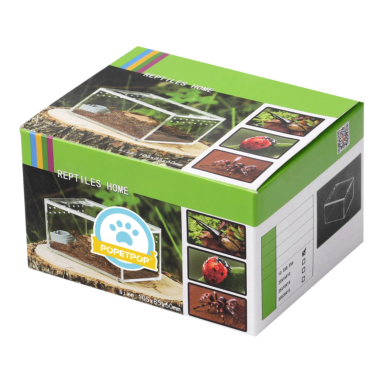 Акриловая коробка для ползающих домашних животных террариум рептилий