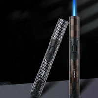 hot selling windproof pen airbrush jet outdoor butane candle metal gas kitchen torch turbo cigar tube lighter gadget men