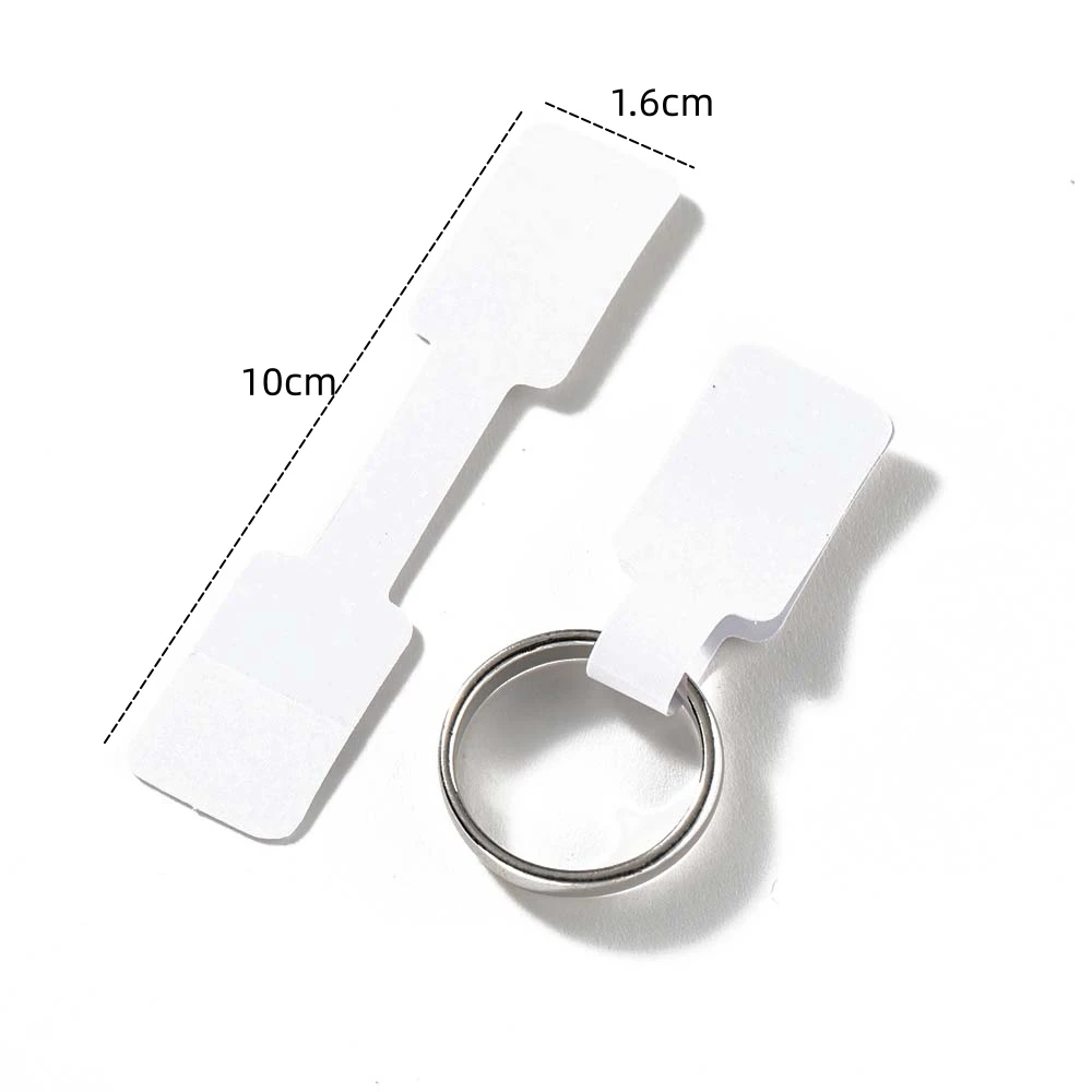 Белые ценники для ювелирных изделий 100 шт.