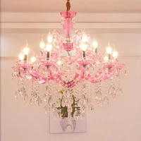 luxury decoration crystal chandelier led e14 ac110 240v lighting for living room dining room bedroom home decor pendant lamp