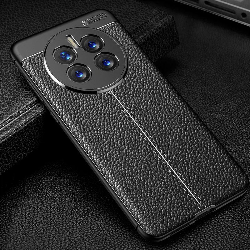 For Cover Huawei Mate 50 Case For Huawei Mate 50 Pro Capas New Shockproof Phone Bumper Soft TPU Leather Cover For Fundas Mate 50