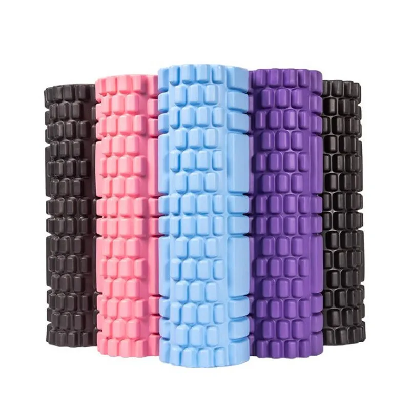 

45/35cm Yoga Column Gym Fitness Foam Roller Pilates Yoga Muscle Massage Roller Exercise Back Soft Yoga Block Drop Shipping