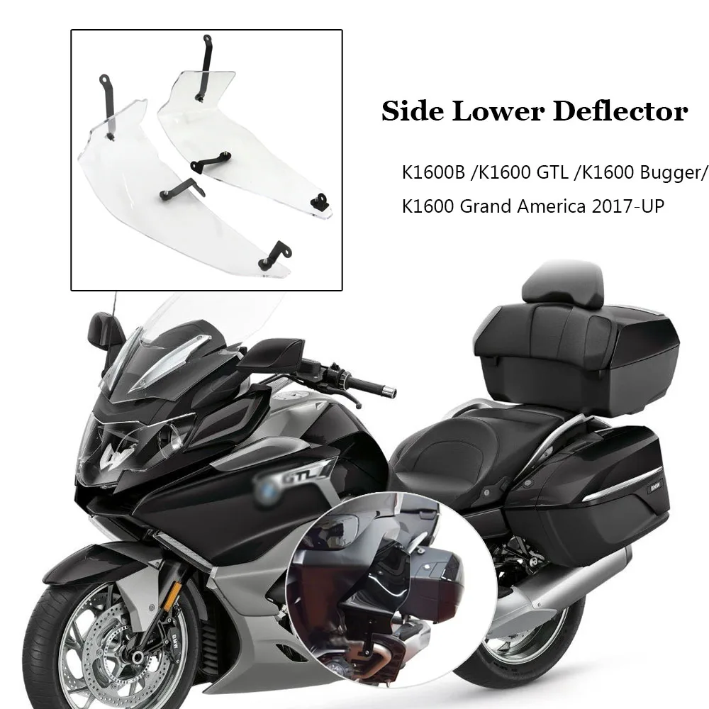 Аксессуары для мотоциклов 2017-UP боковой нижний ветровой дефлектор спойлер на