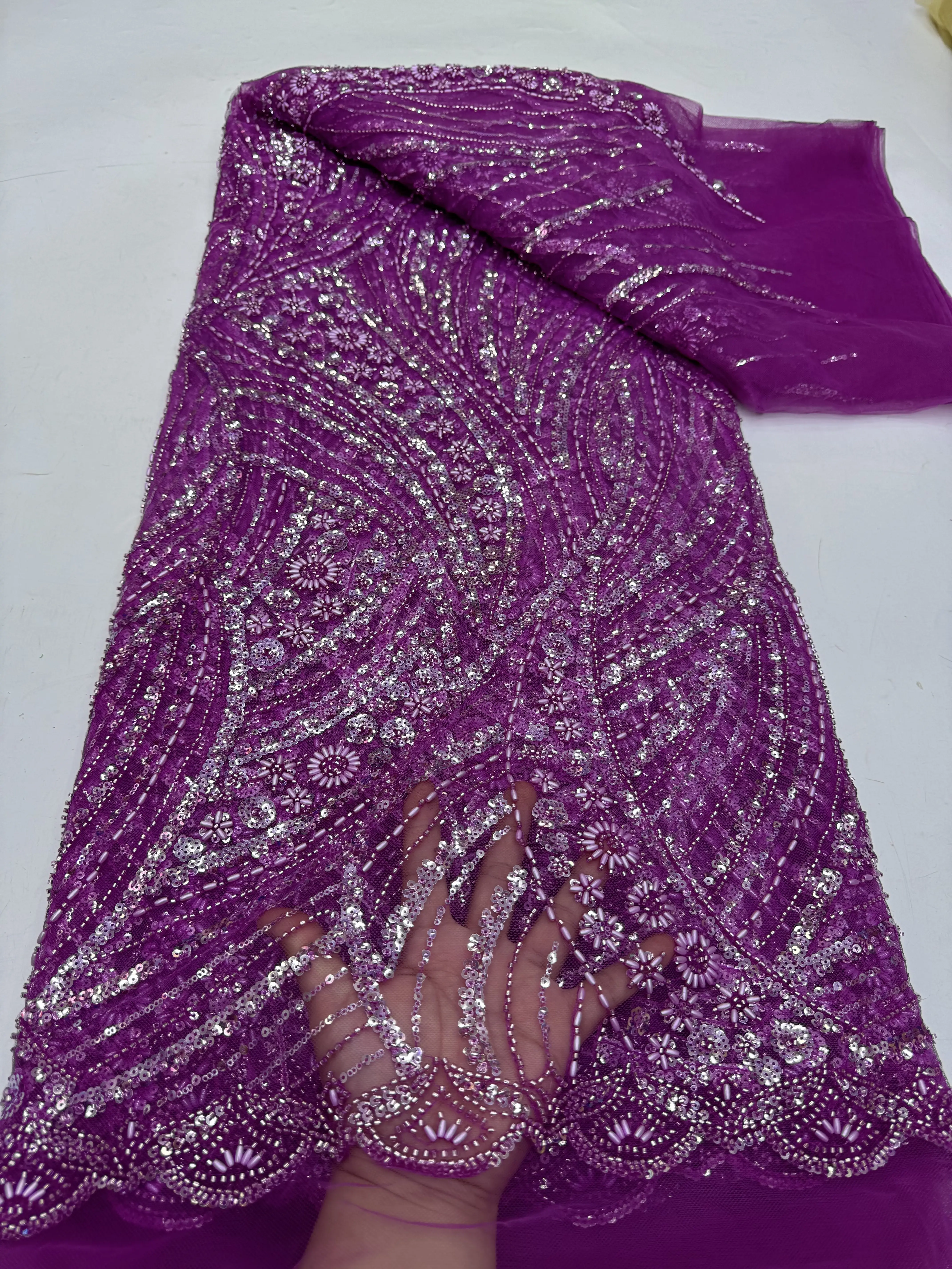 Роскошные бусины ручной работы высокого качества Свадебные африканские блестки