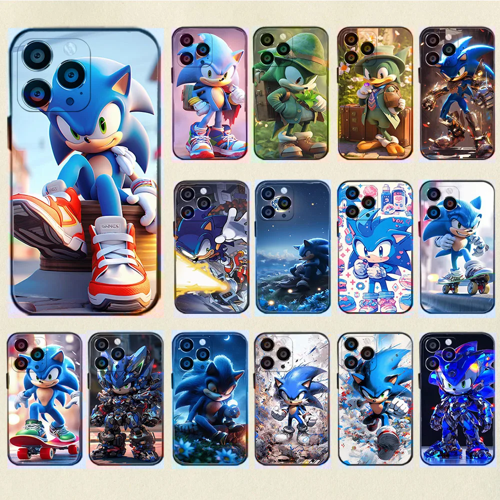 Чехол WBA-36 Sonic Black Eagle Eye из ТПУ для iPhone X XS XR 7 8 SE 11 12 Plus Pro Max