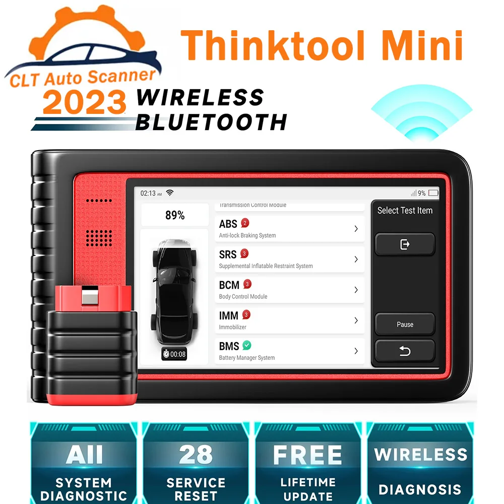

Оригинальный мини-сканер THINKCAR Thinktool OBD2, автомобильный диагностический инструмент, полная система, кодирование ЭБУ, активное тестирование с функцией сброса 28