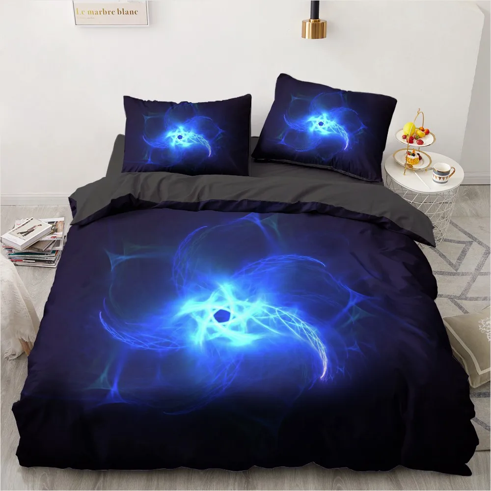 

Luxury 3D Black Bed Generous Cover Set Quilt Covers Pillow Case Comforter Shell Bedding Bags Gold Wings American Style